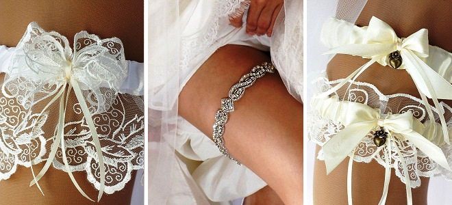 Подвязка невесты – традиции, обычаи и красивые модели